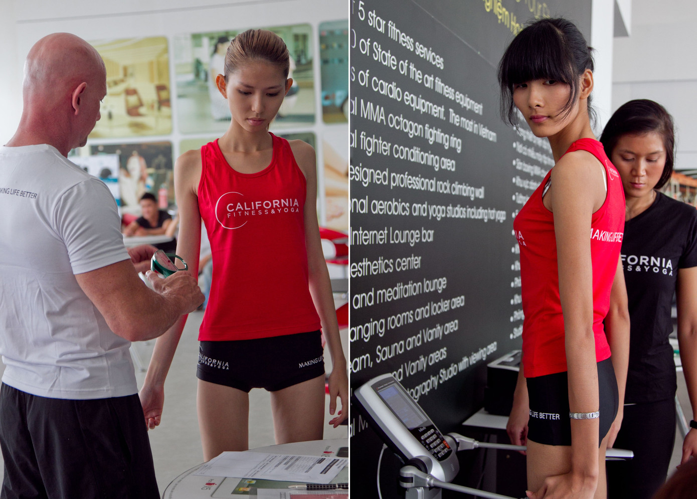 Thùy Dương và Hoàng Thị Thùy là những người có lượng mỡ ít nhất và cần được bổ sung