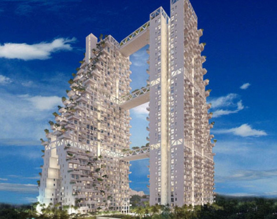 Sky Habitat, Singapore được thiết kế bởi kiến trúc sư nổi tiếng Moshe Safdie và dự kiến được hoàn thành vào năm 2016.
