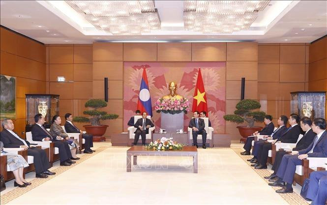 Quang cảnh buổi tiếp. Ảnh: Doãn Tấn/TTXVN Quang cảnh buổi tiếp. Ảnh: Doãn Tấn/TTXVN