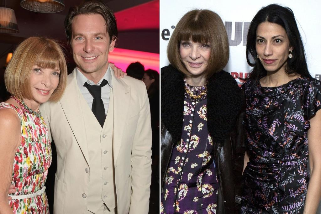 Bà Anna Wintour được cho là người se duyên cho Bradley Cooper và nữ trợ lý của bà Hillary Clinton, Huma Abedin.