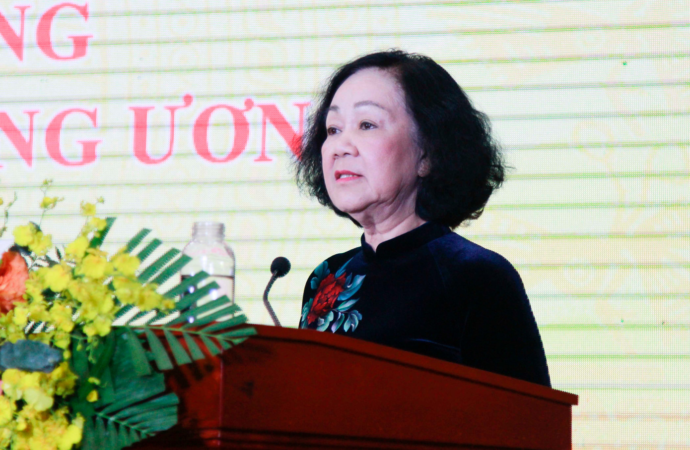 Bà Trương Thị Mai, Ủy viên Bộ Chính trị, Thường trực Ban Bí thư, Trưởng ban Tổ chức Trung ương