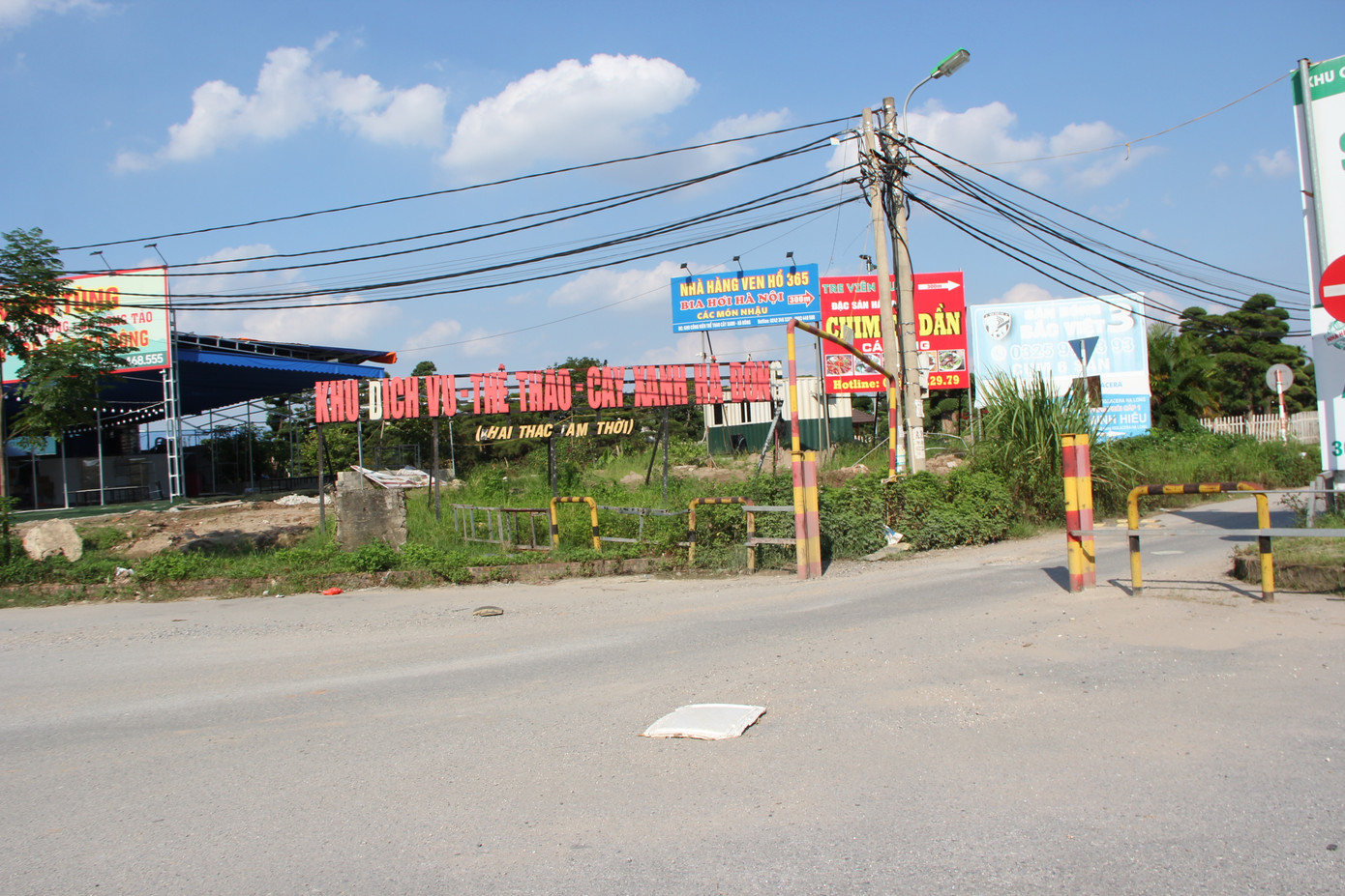 Hiện trạng dự án khu công viên. Hiện trạng dự án khu công viên.