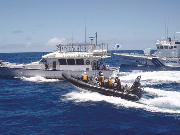 Tàu “Khải Phong 2” rời Hong Kong tới Đài Loan để ra đảo Điếu Ngư/Senkaku