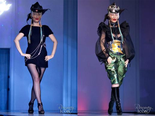 Trịnh Chân Trân trình diễn thời trang ở Mỹ. Trịnh Chân Trân trình diễn thời trang ở Mỹ.