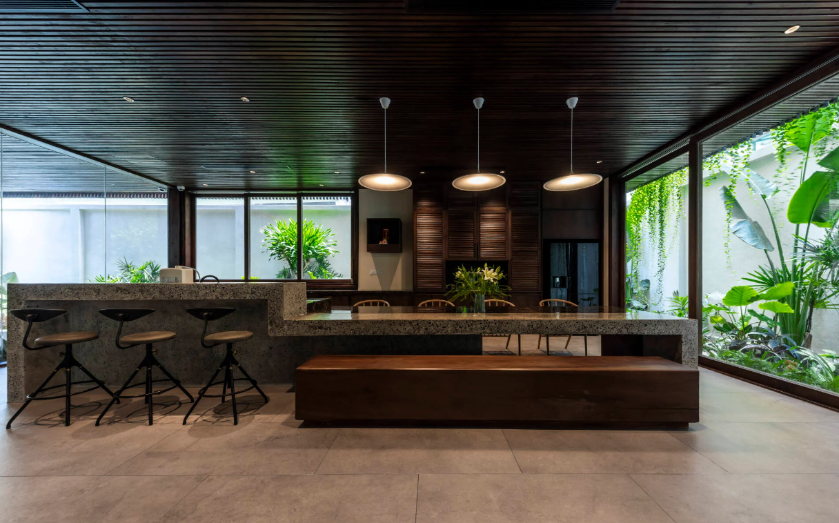 Không gian này cũng cực kỳ rộng thoáng, đủ sức chứa cho đại gia đình.