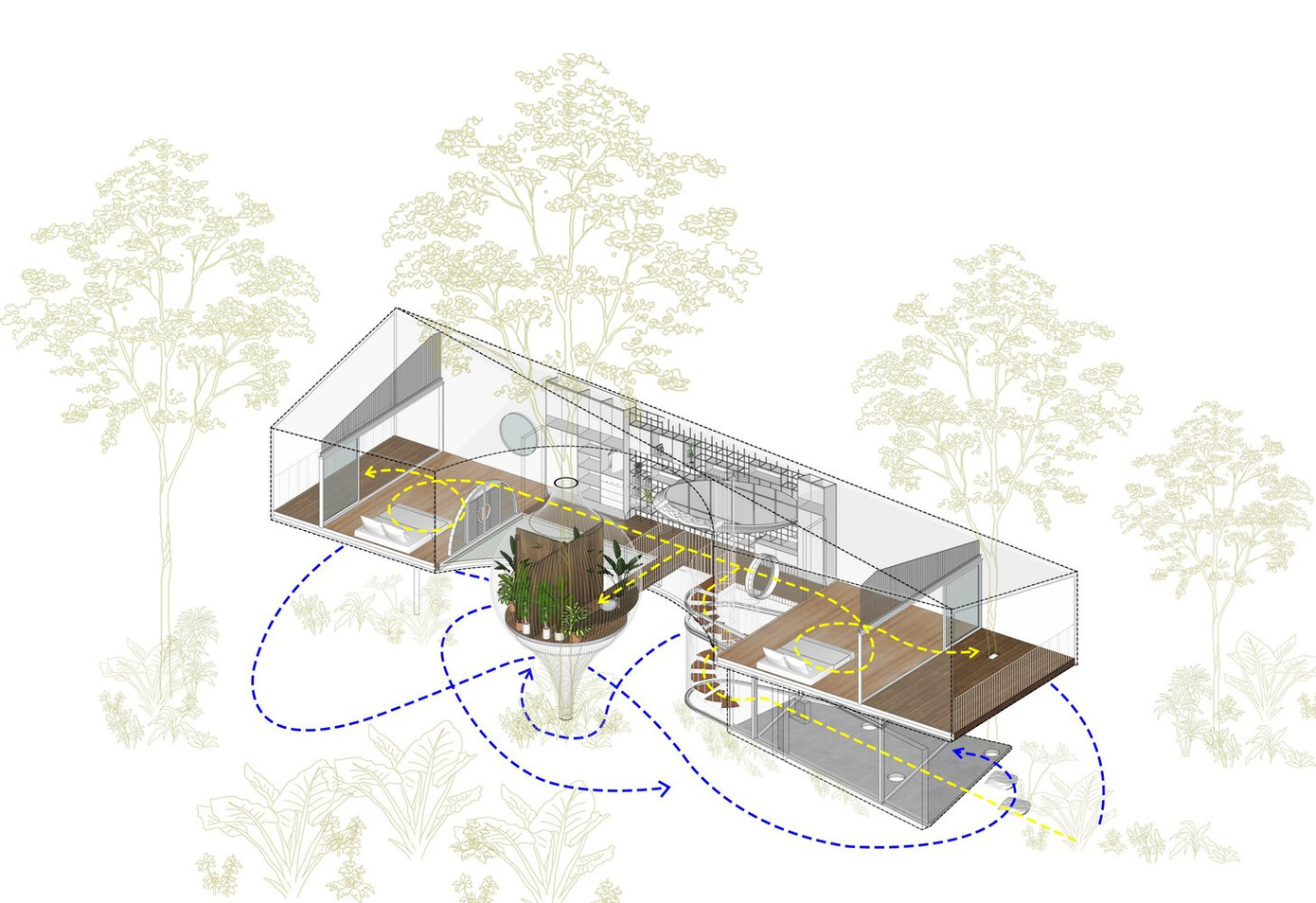 Ngôi nhà dựa vào những cây xà cừ lâu năm, hưởng nguồn gió mát lành từ hồ gần đó, và mang sự bình yên của vùng nông thôn. Ngôi nhà dựa vào những cây xà cừ lâu năm, hưởng nguồn gió mát lành từ hồ gần đó, và mang sự bình yên của vùng nông thôn.