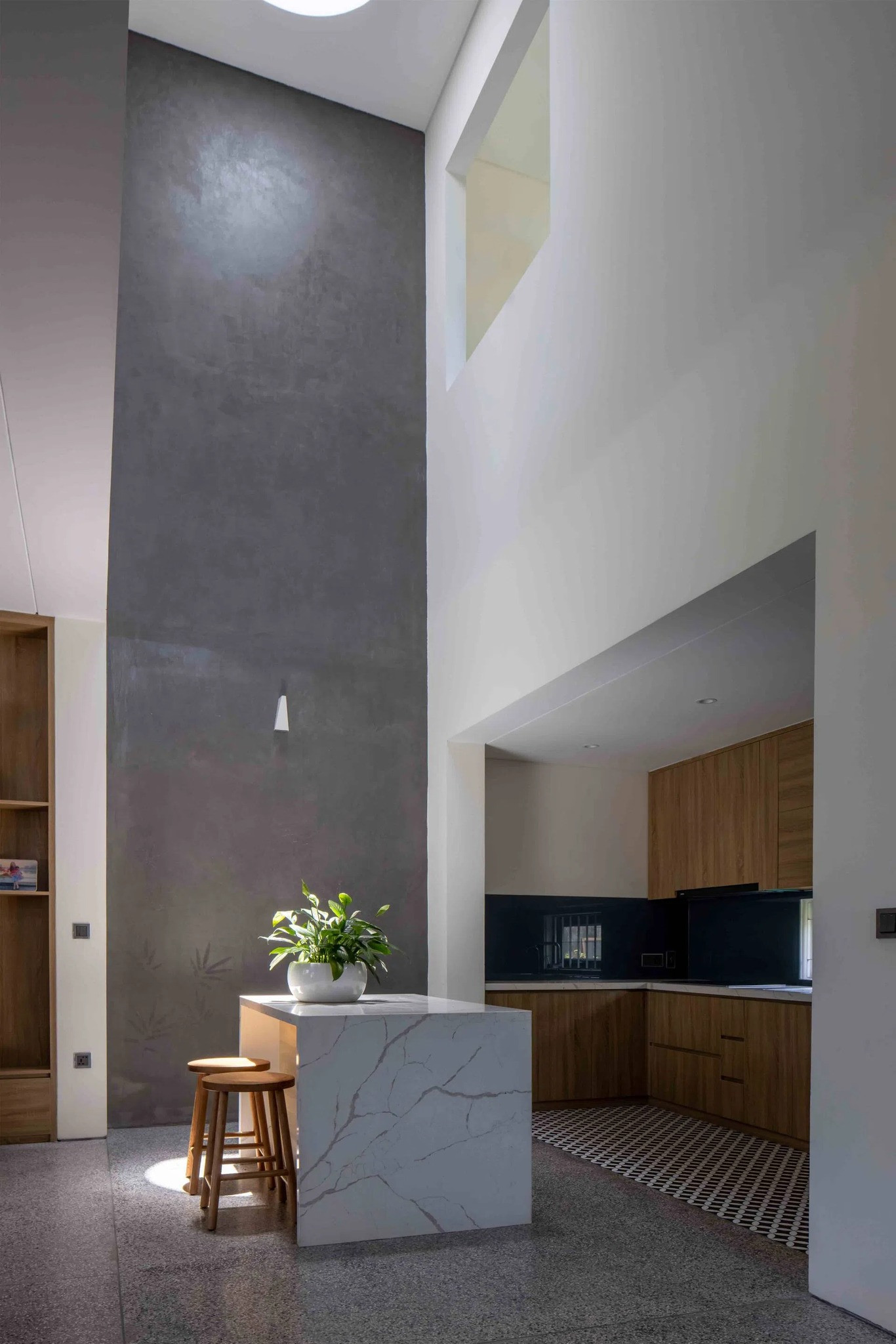 Màu sắc nội thất nhẹ nhàng.