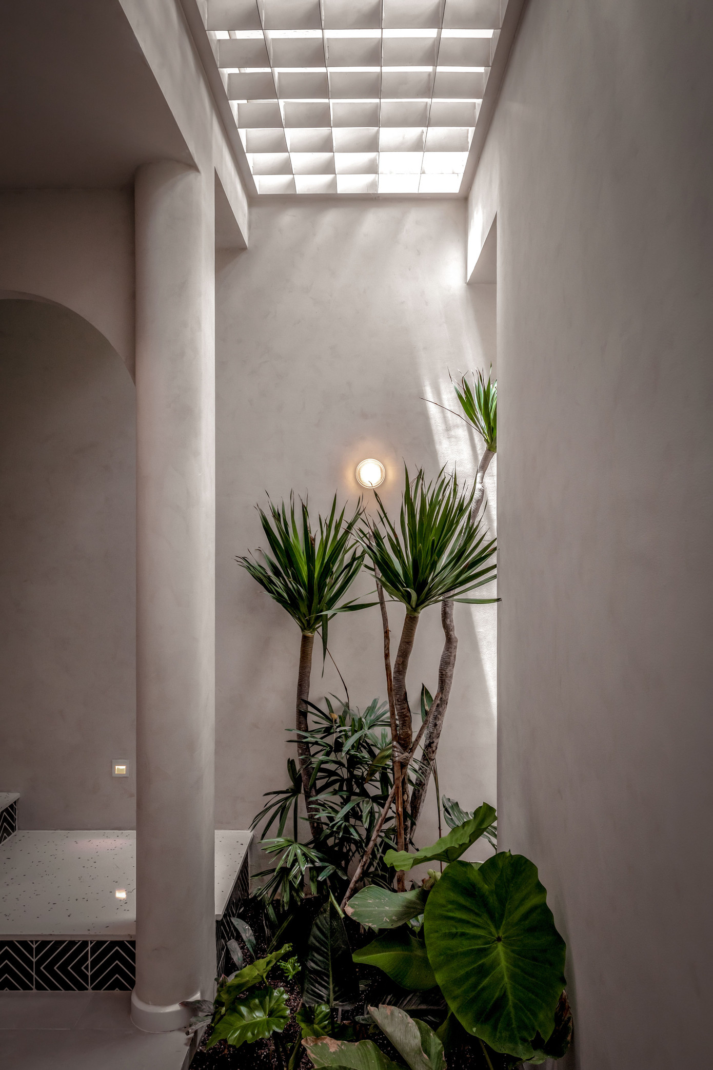 Màu xanh của cây cối mang lại vẻ tươi mới cho Nhà Voi.