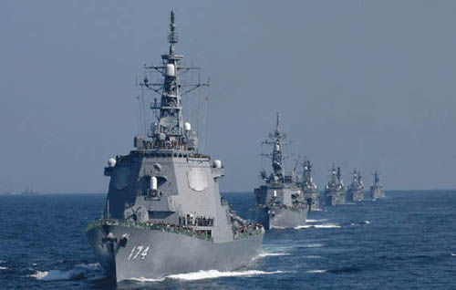 Hạm đội tàu chiến hùng hậu của Nhật Bản thuộc loại mạnh nhất châu Á