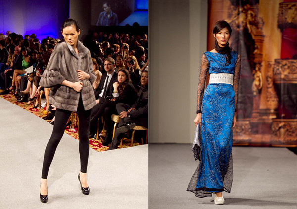 Tuyết Lan và Hoàng Thùy ấn tượng trên sàn diễn Couture Fashion Week New York