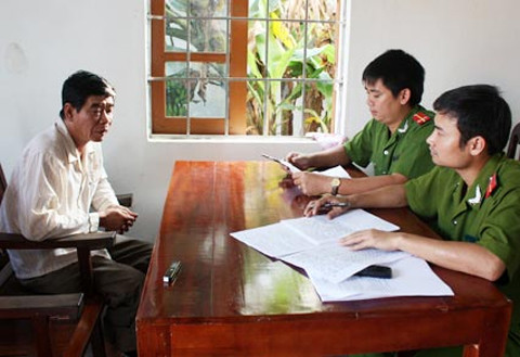 Nghi can Thái tại cơ quan điều tra