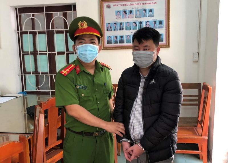 Đỗ Xuân Hoà bị bắt giữ.