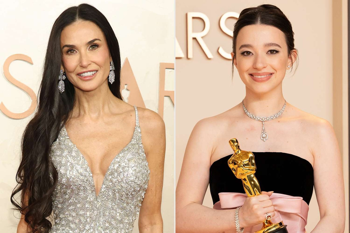 Mikey Madison đánh bại Demi Moore tại Oscar 2025 gây xôn xao dư luận. Ảnh: Getty Images. Mikey Madison đánh bại Demi Moore tại Oscar 2025 gây xôn xao dư luận. Ảnh: Getty Images.