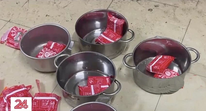 Xuất hiện thông tin dàn dựng hình ảnh trong vụ bất thường bữa ăn bán trú vùng cao tại Lào Cai. Ảnh CTV.