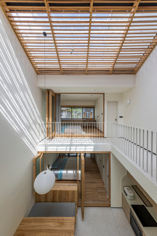 Từ yêu cầu của gia chủ, các kiến trúc sư đã thiết kế một không gian để các thành viên trong gia đình có thể dễ dàng nhìn thấy nhau và sinh hoạt cùng nhau. Từ yêu cầu của gia chủ, các kiến trúc sư đã thiết kế một không gian để các thành viên trong gia đình có thể dễ dàng nhìn thấy nhau và sinh hoạt cùng nhau.