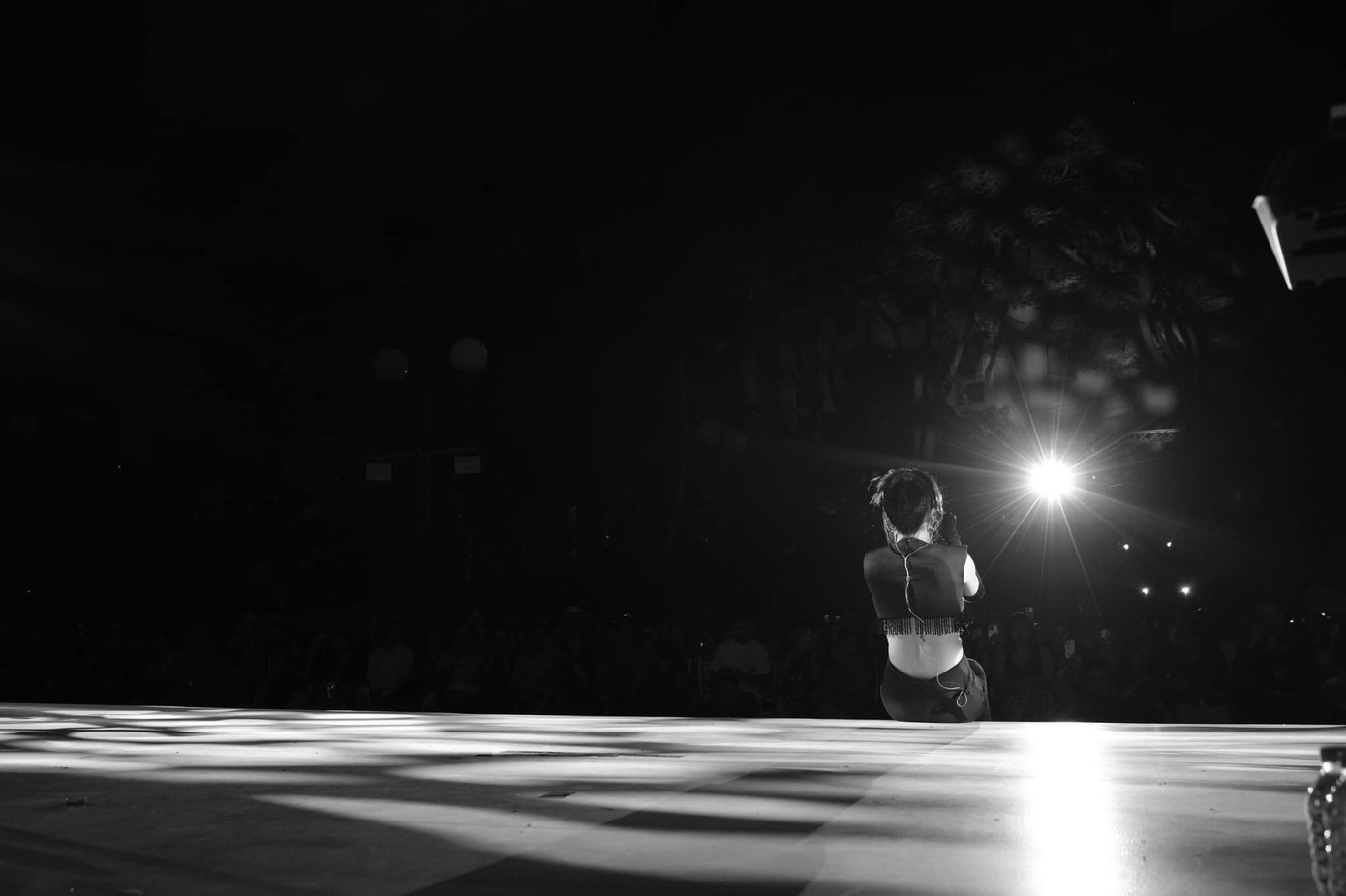 Theo dõi Hương Tràm hát trong đêm nhạc, nhiều người nhận xét khả năng hát tiếng Anh của cô ấn tượng hơn trước đây. Nữ ca sĩ phát âm chuẩn, mượt mà và mang lại cảm xúc cho người nghe khi thể hiện Hello Vietnam. Đặc biệt, Hương Tràm còn gây bất ngờ với phần thể hiện Em gái mưa bằng tiếng Anh.