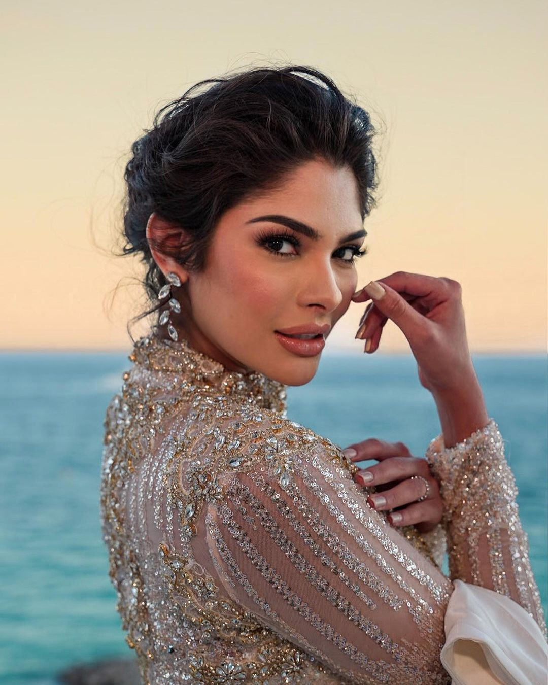 Đương kim Hoa hậu Hoàn vũ 2023 Sheynnis Palacios cũng có mặt tại Liên hoan phim Cannes năm nay.