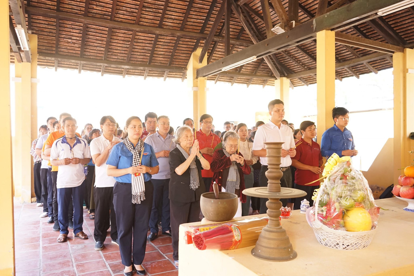 Sang ngày thứ hai, các trại sinh được đến Khu di tích Khám Lớn Cần Thơ Sang ngày thứ hai, các trại sinh được đến Khu di tích Khám Lớn Cần Thơ