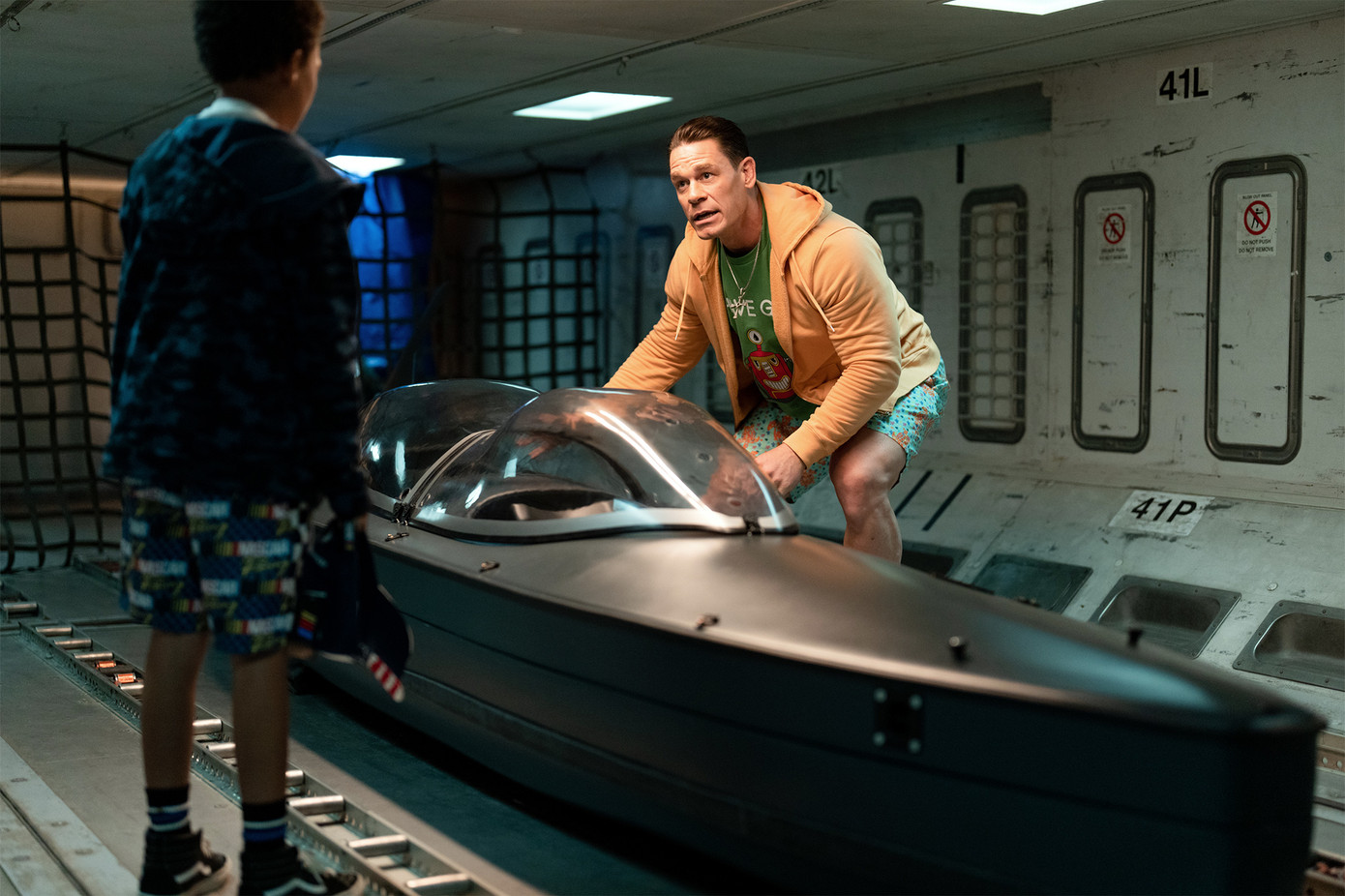 Không cần cứ phải bặm trợn, John Cena bằng sự hồn nhiên và ân cần chính là điểm sáng của Fast X. Ảnh: Universal Pictures. Không cần cứ phải bặm trợn, John Cena bằng sự hồn nhiên và ân cần chính là điểm sáng của Fast X. Ảnh: Universal Pictures.