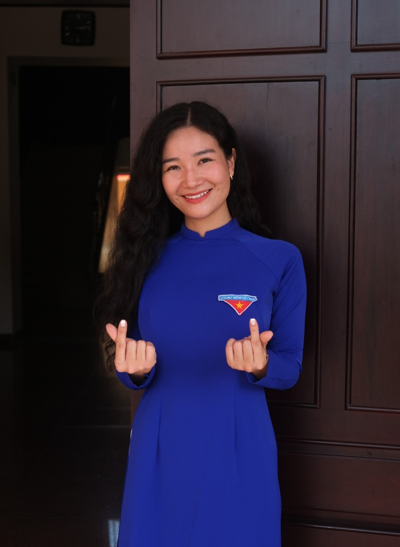 Đại úy Dương Thị Nguyệt vinh dự là một trong số 50 thí sinh lọt vào vòng bán kết Hội thi Báo cáo viên giỏi toàn quốc lần thứ IV năm 2024. Ảnh: Phú Quang