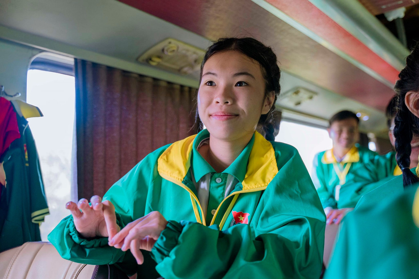 Không khí rộn ràng trên chuyến tàu đặc biệt mang số hiệu HTEYTQVN2024.