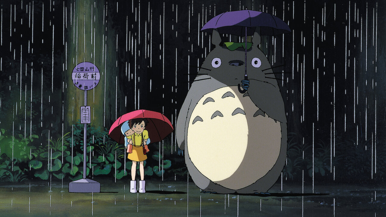 Khung cảnh kinh điển trong Hàng xóm của tôi là Totoro. Ảnh: Ghibli