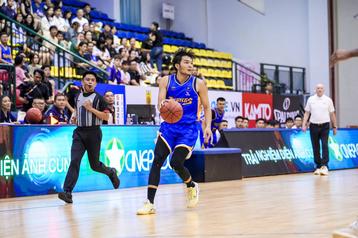 Cầu thủ Phạm Hiền Tài của City Wings đã chơi nỗ lực đến phút cuối cùng. Ảnh: VBA Cầu thủ Phạm Hiền Tài của City Wings đã chơi nỗ lực đến phút cuối cùng. Ảnh: VBA