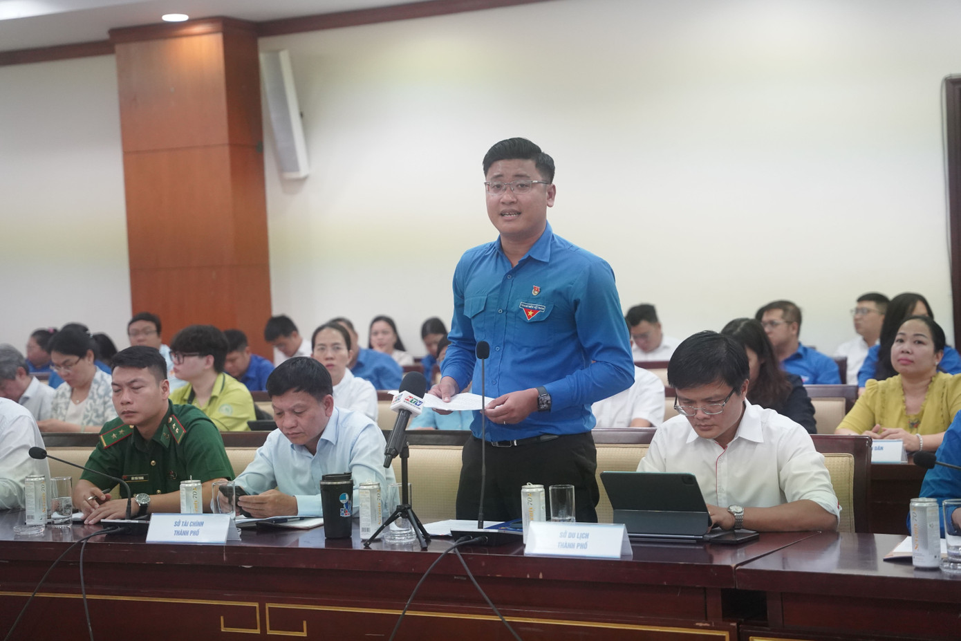 Anh Nguyễn Minh Kha - Phó Bí thư Huyện Đoàn Cần Giờ. Ảnh: Phú Quang Anh Nguyễn Minh Kha - Phó Bí thư Huyện Đoàn Cần Giờ. Ảnh: Phú Quang