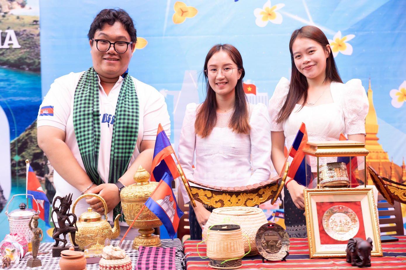 Các bạn sinh viên Campuchia tại Youth Fest 2025.