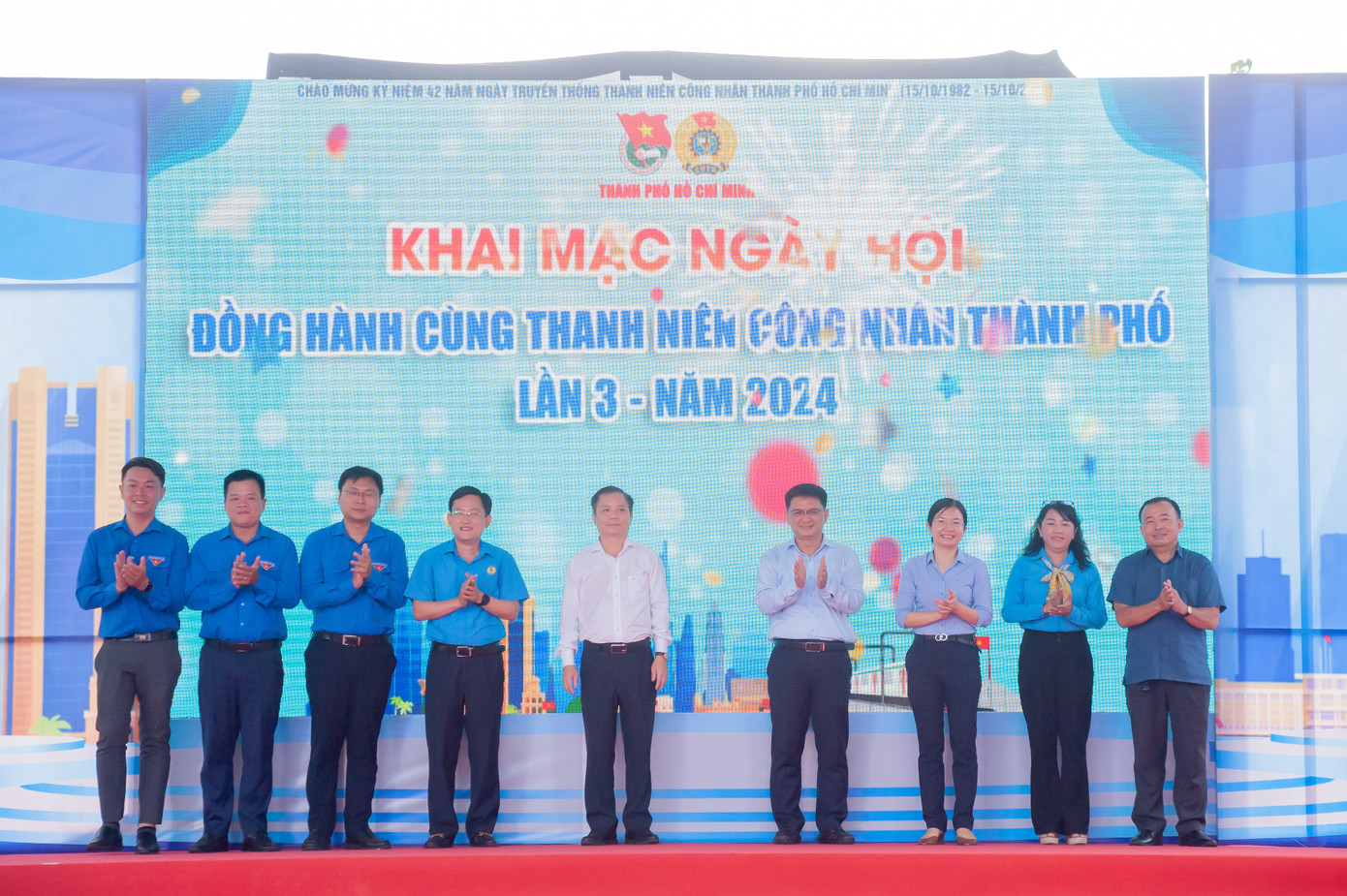 Khai mạc Ngày hội đồng hành cùng Thanh niên công nhân Thành phố lần 3 - năm 2024.