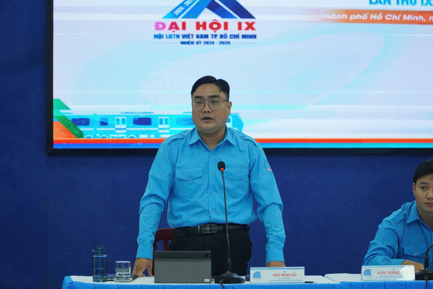 Anh Ngô Minh Hải - Chủ tịch Hội LHTN Việt Nam TPHCM nhấn mạnh việc tổ chức ở không gian mở sẽ giúp Đại hội đến gần hơn với thanh niên cũng như người dân Thành phố.