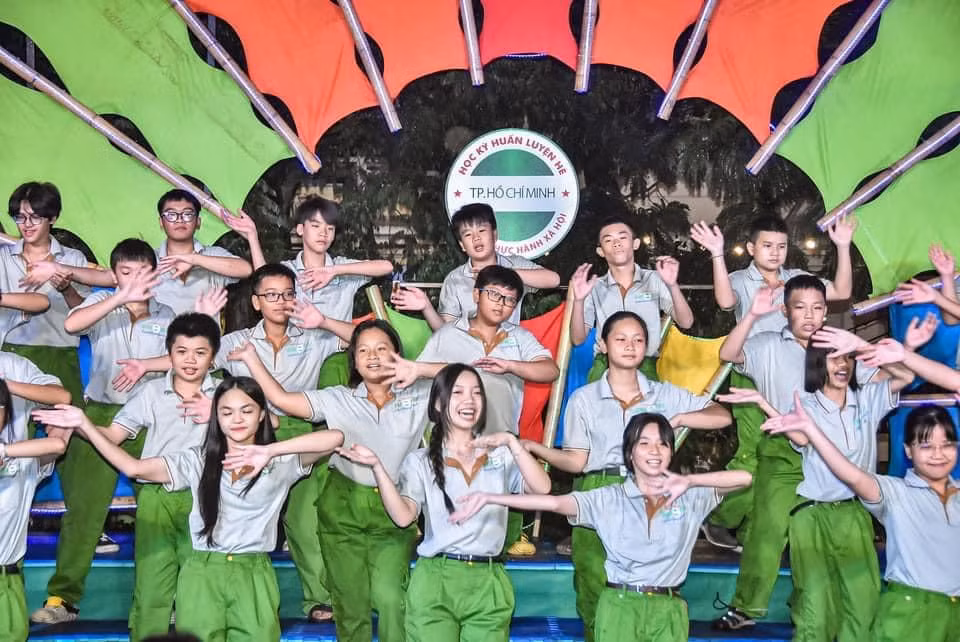 Học kỳ Công an đã trở thành một địa chỉ thân quen của các bậc phụ huynh cũng như các em thiếu nhi mỗi khi hè về.