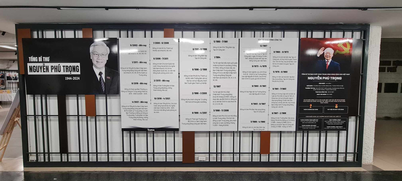 Toàn cảnh “Không gian Tổng Bí thư Nguyễn Phú Trọng sáng mãi trong lòng tuổi trẻ Thành phố Hồ Chí Minh”. Toàn cảnh “Không gian Tổng Bí thư Nguyễn Phú Trọng sáng mãi trong lòng tuổi trẻ Thành phố Hồ Chí Minh”.