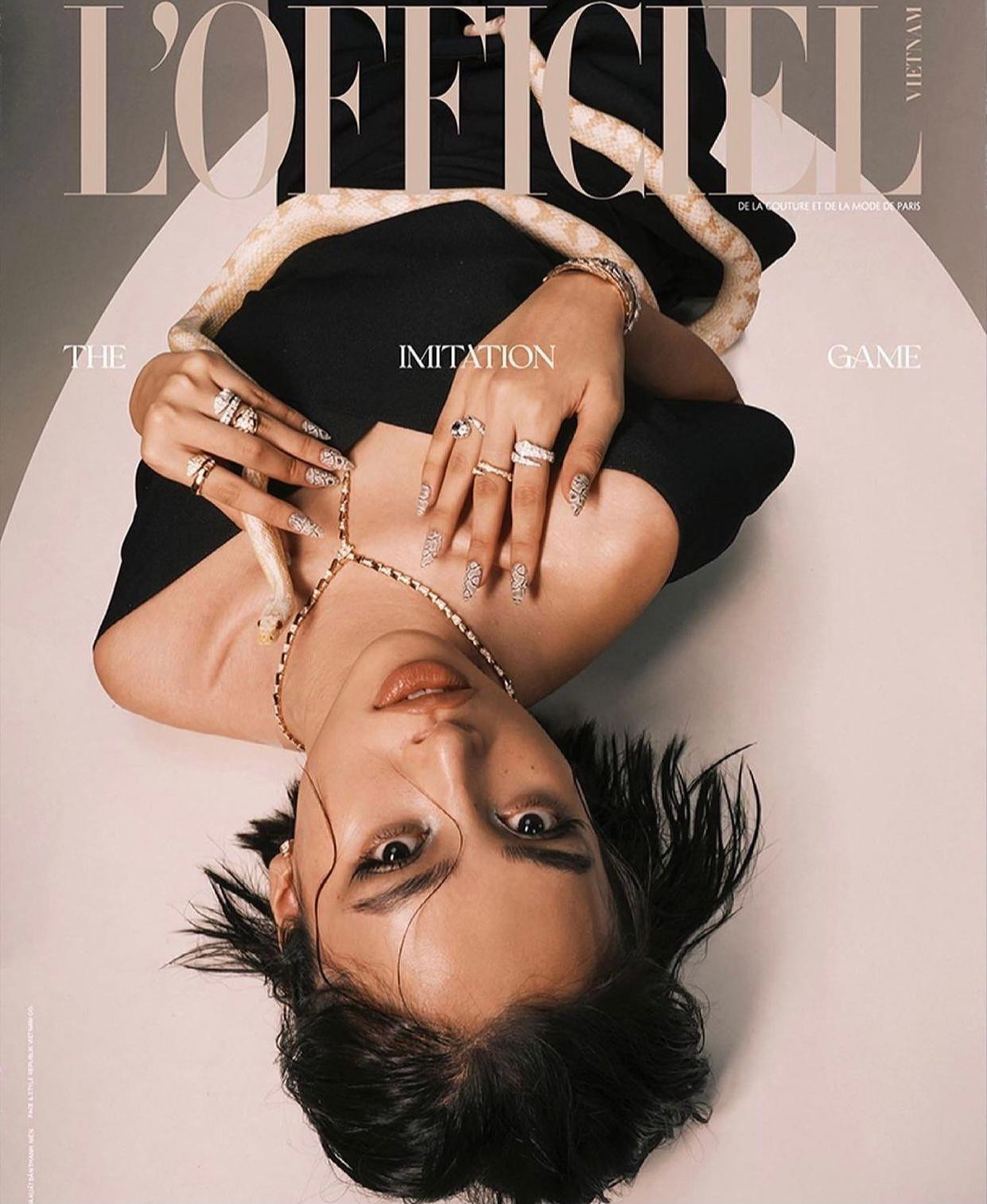 Hoa hậu Tiểu Vy xuất hiện đầy cá tính và xinh đẹp trên bìa tạp chí thời trang.