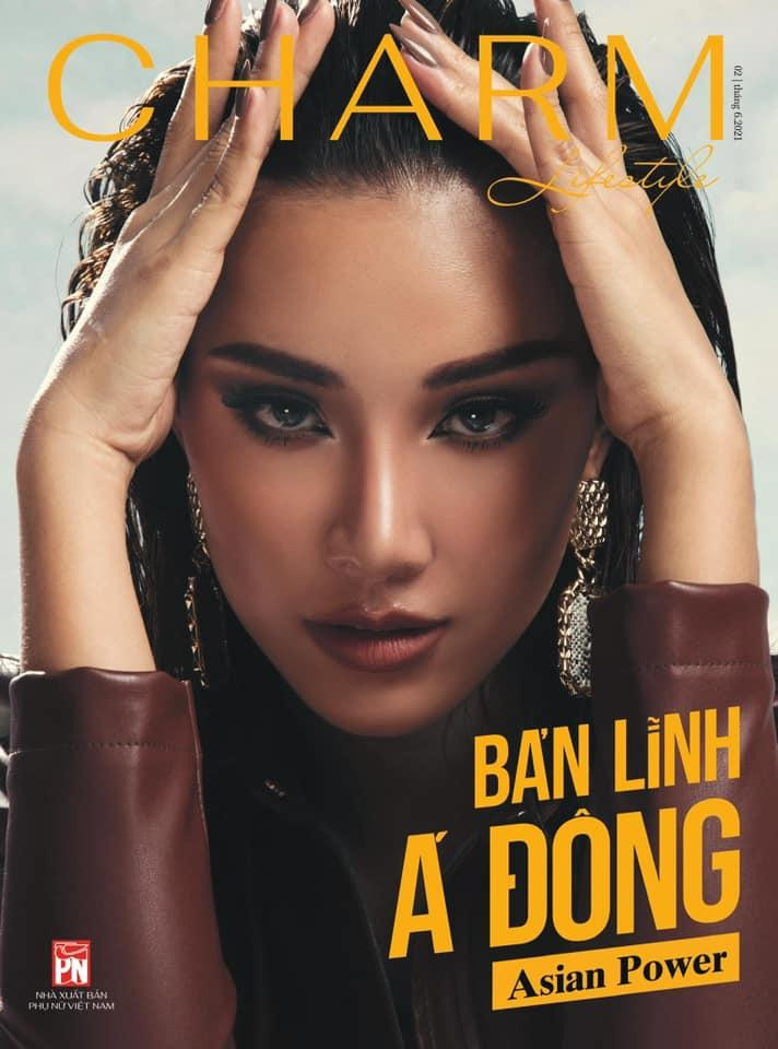 Á hậu Kim Duyên cũng có những shoot hình cực kỳ cá tính, ấn tượng trên tạp chí.