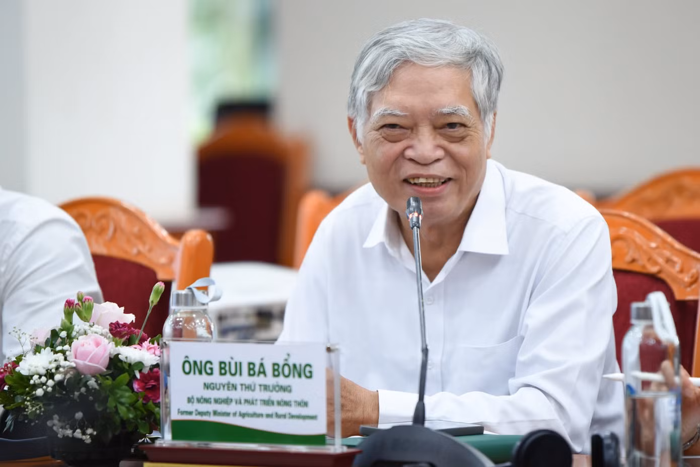 Nguyên Thứ trưởng Bộ NN&PTNT Bùi Bá Bổng - Chủ tịch Hiệp hội ngành hàng lúa gạo Việt Nam. Nguyên Thứ trưởng Bộ NN&PTNT Bùi Bá Bổng - Chủ tịch Hiệp hội ngành hàng lúa gạo Việt Nam.
