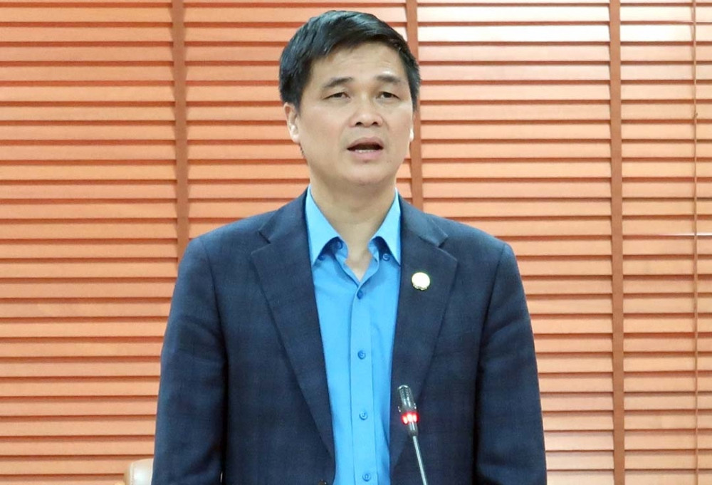 Ông Ngọ Duy Hiểu - Phó Chủ tịch Tổng Liên đoàn Lao động Việt Nam.