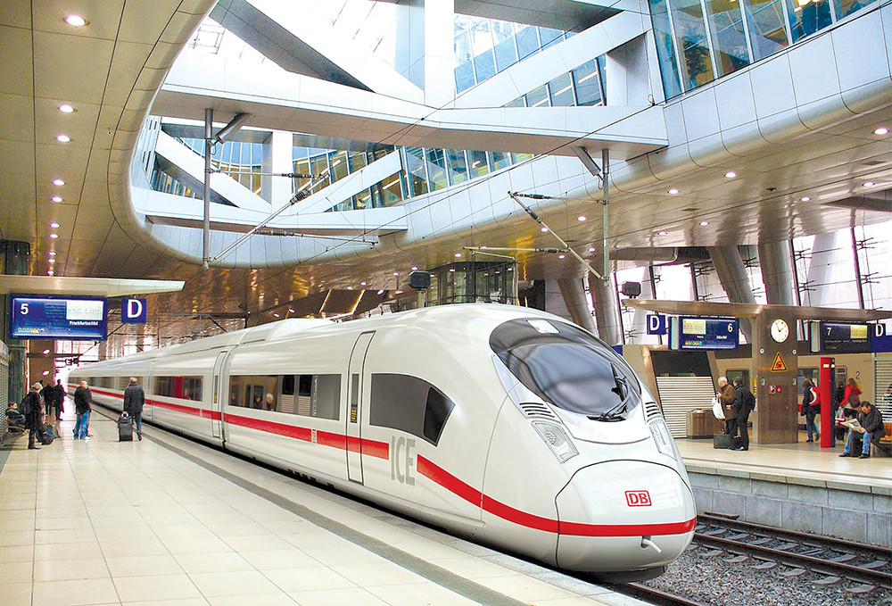 Tuyến đường sắt tốc độ cao trung bình khoảng 67km sẽ có một ga dừng. Ảnh minh họa. Tuyến đường sắt tốc độ cao trung bình khoảng 67km sẽ có một ga dừng. Ảnh minh họa.