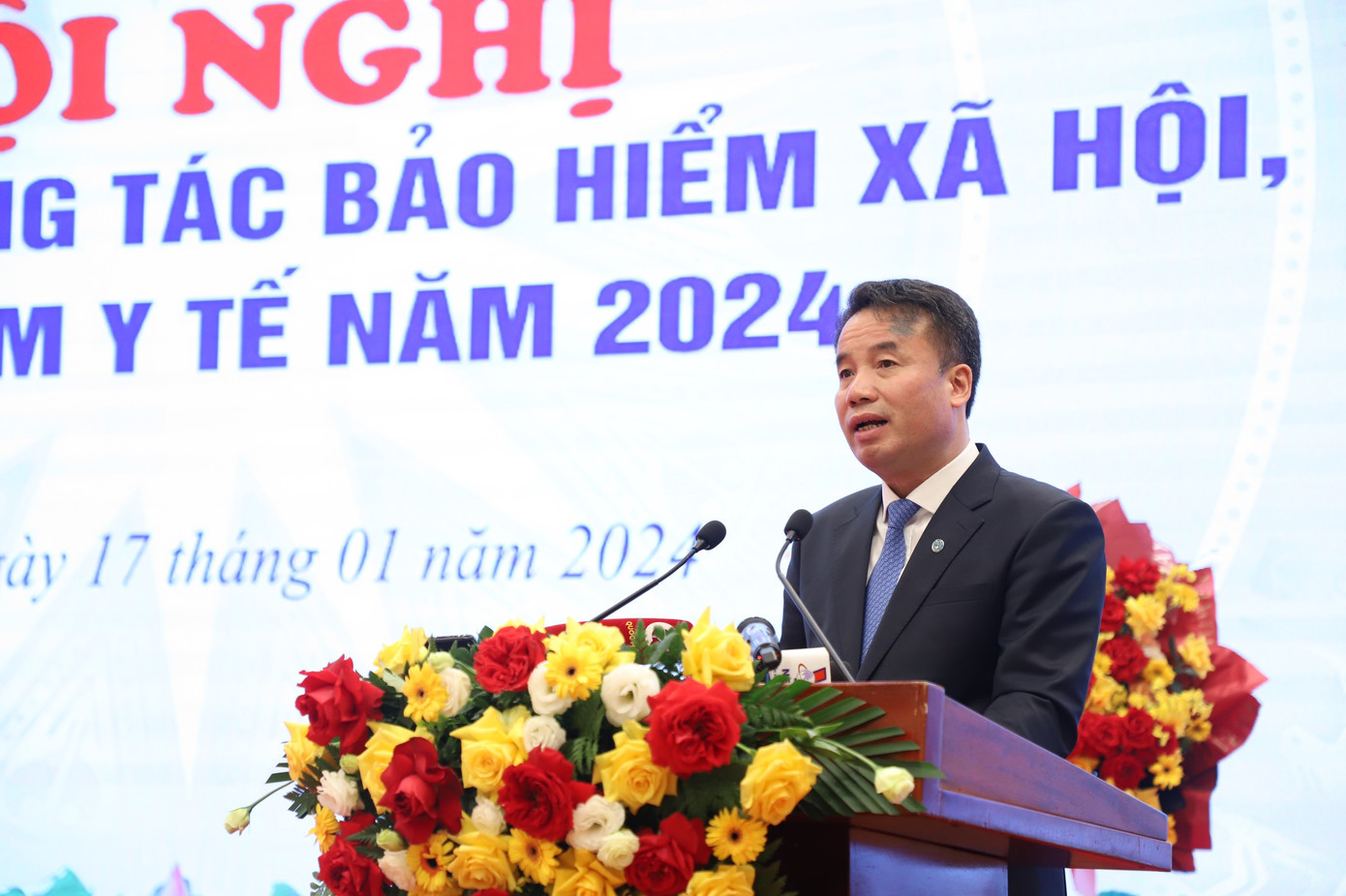 Ông Nguyễn Thế Mạnh, Tổng giám đốc BHXH Việt Nam cho biết, năm 2023 tỷ lệ số tiền chậm đóng trên số phải thu thấp nhất từ năm 2016 trở lại đây