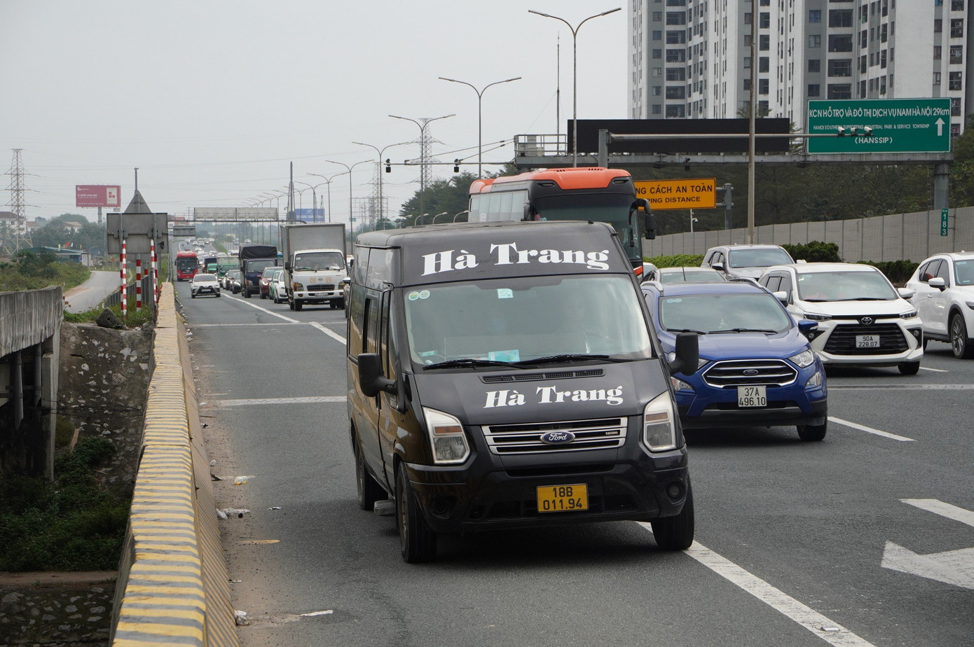 Hôm nay, lưu lượng xe dự kiến đạt khoảng 120.000 lượt xe/ngày đêm.