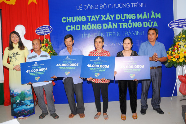 Chung tay xây dựng mái ấm cho nông dân trồng dừa ảnh 3