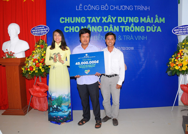 Chung tay xây dựng mái ấm cho nông dân trồng dừa ảnh 4