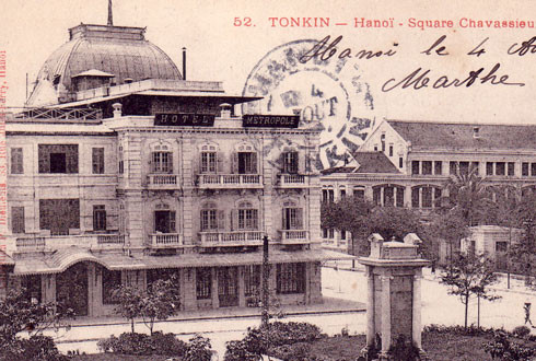 Khách sạn Metropole thời thuộc địa.