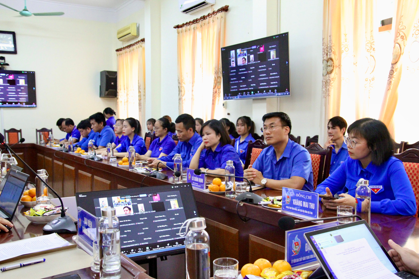 Buổi tập huấn có sự tham gia của các đoàn viên thanh niên trên địa bàn tỉnh. Buổi tập huấn có sự tham gia của các đoàn viên thanh niên trên địa bàn tỉnh.