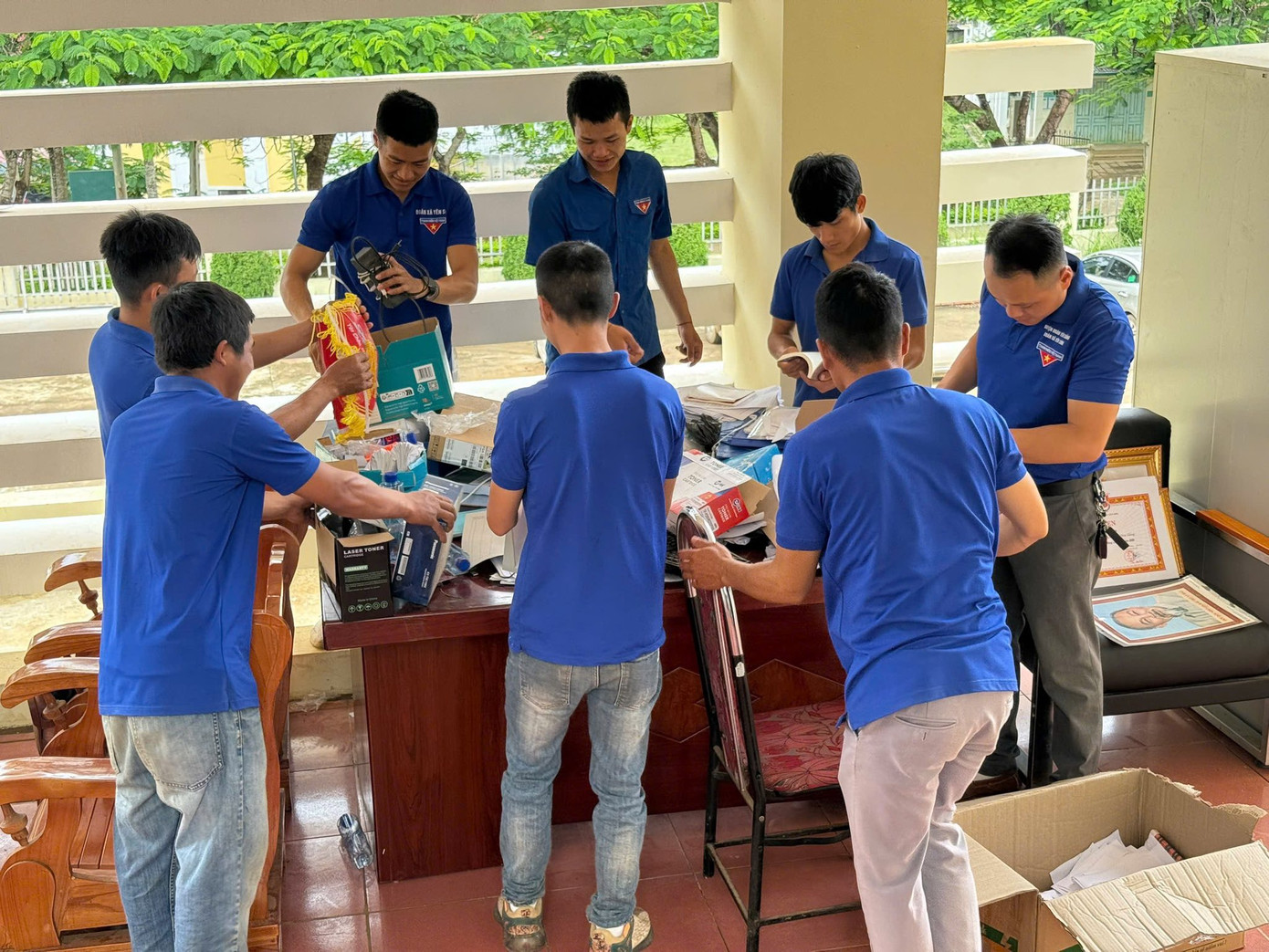 Hoạt động của lực lượng thanh niên tình nguyện được triển khai đồng bộ tại các xã, phường, góp phần hỗ trợ chính quyền địa phương trong quá trình thực hiện sắp xếp đơn vị hành chính cấp xã theo kế hoạch của tỉnh.