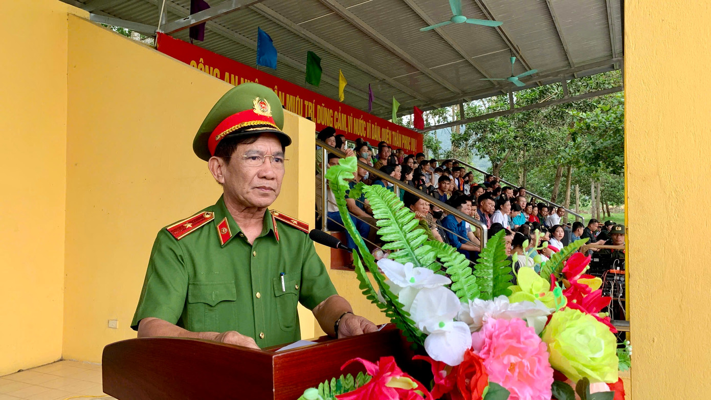 Thiếu tướng Nguyễn Thanh Bảnh – Phó Tư lệnh Bộ Tư lệnh CSCĐ phát biểu tại buổi lễ. Thiếu tướng Nguyễn Thanh Bảnh – Phó Tư lệnh Bộ Tư lệnh CSCĐ phát biểu tại buổi lễ.