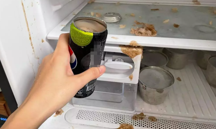 Không nên để đồ uống có gas, có cồn như bia rượu trong ngăn đông của tủ lạnh.