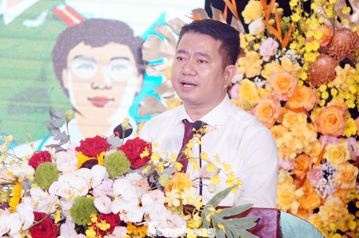 Chủ tịch UBND phường Bồ Đề báo cáo kết quả thực hiện nhiệm vụ của Ban chỉ đạo 138 phường Bồ Đề.