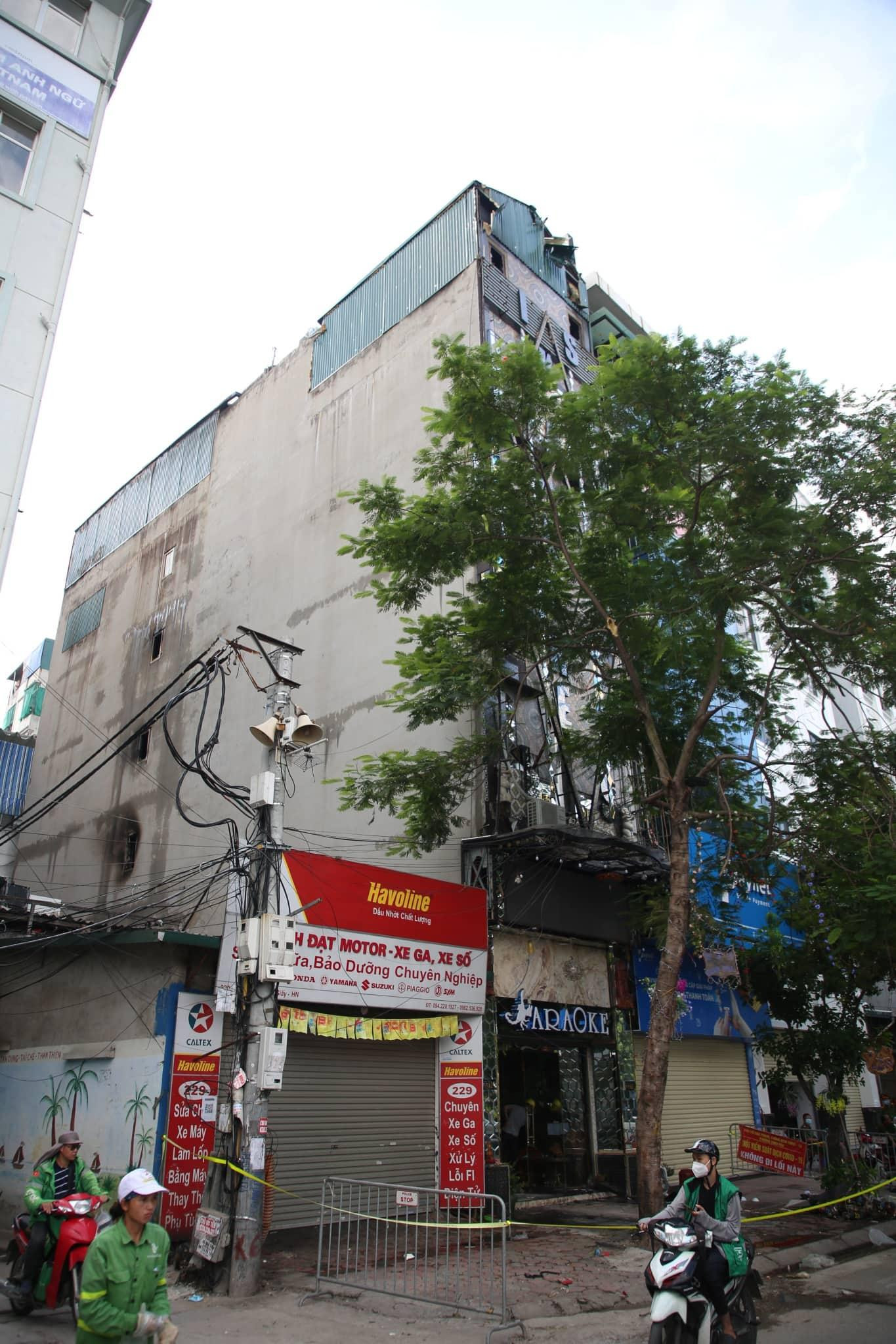 Toàn cảnh hiện trường vụ cháy.