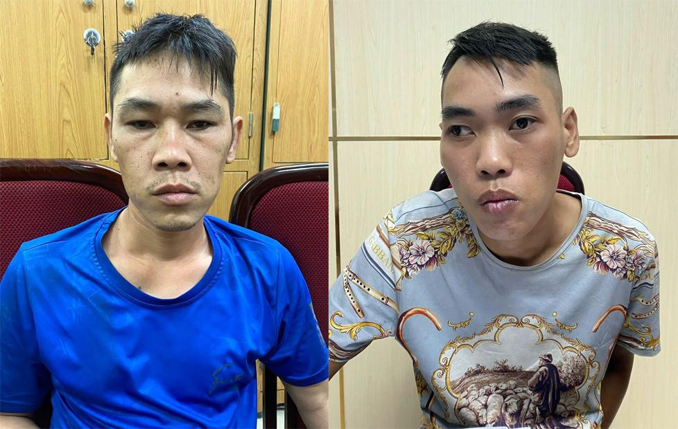 Hai đối tượng Cường, Thắng.